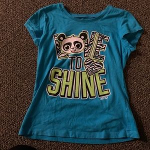 Blue girls t shirt